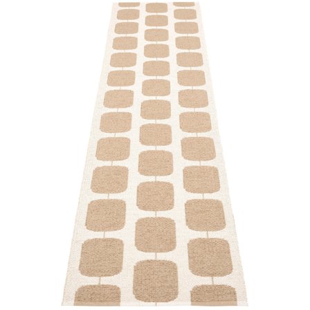 Pappelina Gulvteppe Sten, 70 x 300 cm., light nougat/vanilla