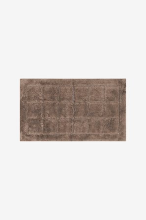 KM Home - Badrumsmatta Square - Beige - Badrumsmattor - 50X80 - Från Homeroom
