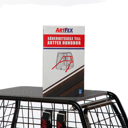 ArtFex - Sikkerhetssele - knusesikkert hundebur svart One-size - 10020 - Hund - Hundebur & transportvesker - Burtilbehør & kjølematter - ZOO.no