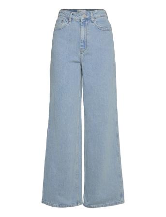 Elmagz Hw Wide Pants Blue Gestuz