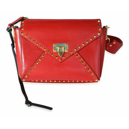 Valentino Vintage Shoulder Tass , Rood , Dames , Maat: ONE Size Vintage Tassen