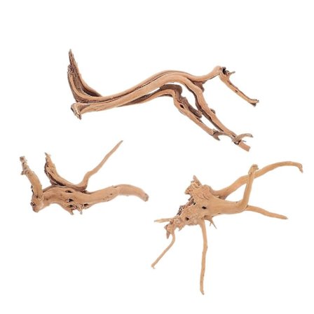3 st Driftwood-dekorationer för akvarium Naturliga drivvedshantverk Reptil-akvarium Drivvedsornament