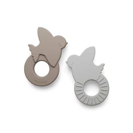 Moonboon Bidering 2-pak Blue Mix, Børn & Forældre, Legetøj, Bideringe