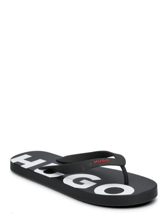 Arvel_Thng_Rblg_N Designers Sandals Flip Flops Black HUGO
