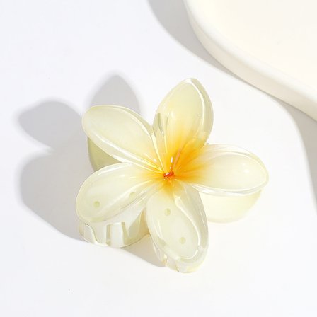 Vintage Gradient Color Flower Hair Claw Fashion Floral e Sweet