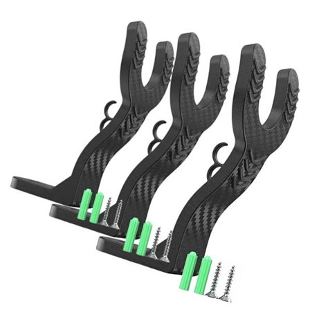 Pladsbesparende lodret hjelmholder til motorcykeludstyr ABS-belægning vægkrog