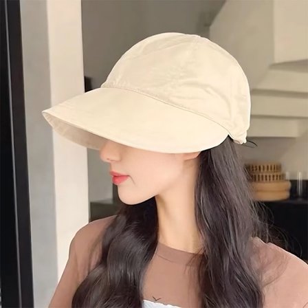 UPF 50+ Solskyddshatt för kvinnor - Solskyddande av vitt