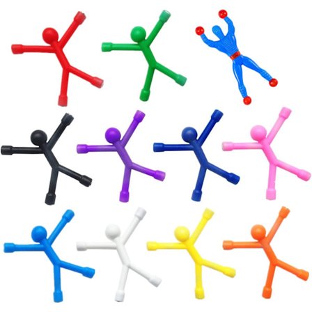 (Tilfeldig farge) (11)Kjøleskapsmagneter, Mini Man Magnetiske Kjøleskapsmagneter