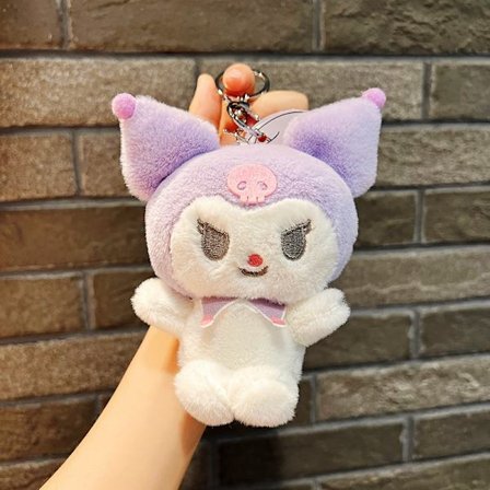 Sød lille dukke, par taske vedhæng, plyslegetøj dukke nøglering, dukke hæng