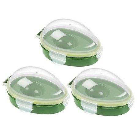 Avocado Keeper 3 stk. Genanvendelig Avocado Opbevaringsbeholder Individuel Avocado Saver Avocado Pod Avo (FMY)