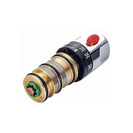 Termostatisk insats och mässingshandtag för badkar blandare dusch blandare