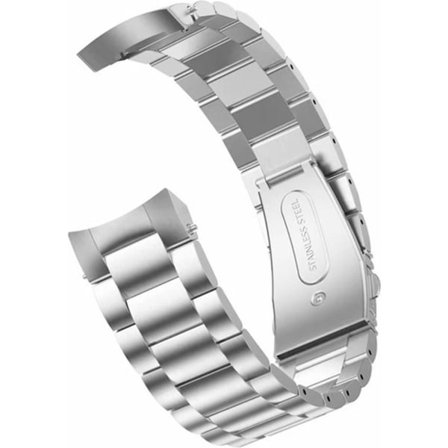 Go Go Gadget - Lämplig för Samsung Galaxy Watch 41mm/42mm - Smartwatch armband - Stål - Silver
