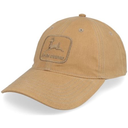 John Deere - Beige Keps - Sueded Patch Cap Brown Dad Cap @ Hatstore
