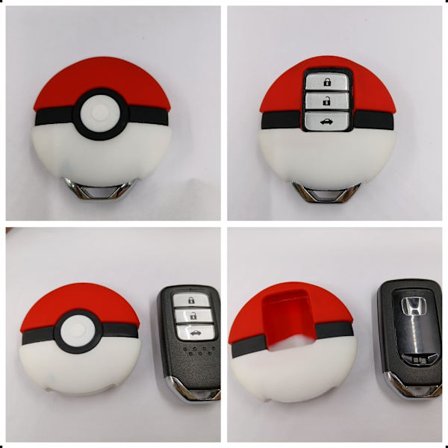 Fjärrkontrollfodral i gummi med smart nyckel