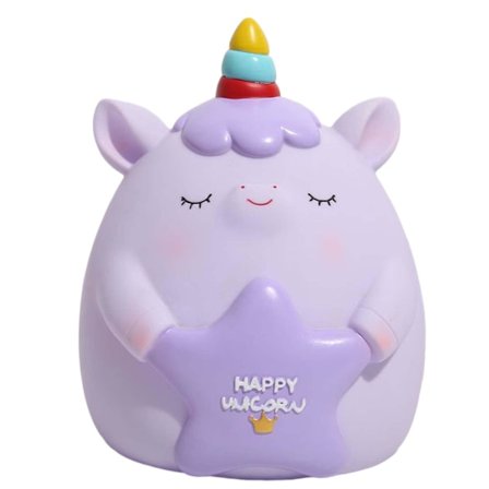 Sparebøsse, Stor Kapasitet Kreativ Pengemyntboks, Pengeboks med Åpning, Enhjørning Leke for Jenter Gutter Barn 3-8 År