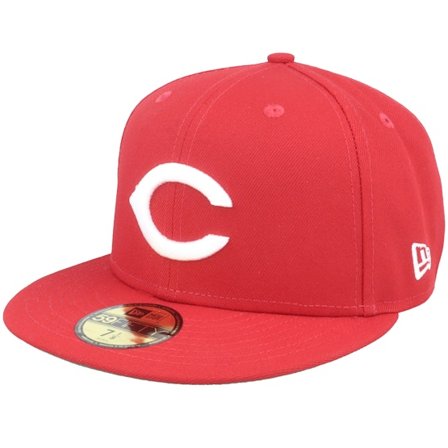 New Era - MLB Red fitted Czapka Z Daszkiem - Cincinnati Reds World Series 59FIFTY Scarlet Fitted @ Hatstore