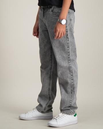 LMTD NLMTONEIZZA DNM DAD STRAIGHT PANT Grau Jeans Jungen - Kidsbrandstore