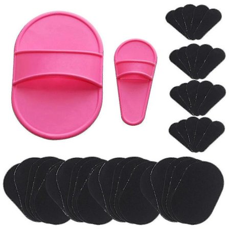 Eksfolierende Hårfjerningssett med 40 Pads for Glatt Hud på Ben, Armer, Ansikt og Overleppe - Hårfjerner TY_Super Gave