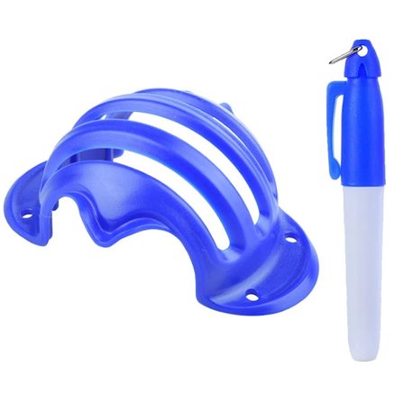 Smidig bollmarkeringsmall + penna - Flera färgval