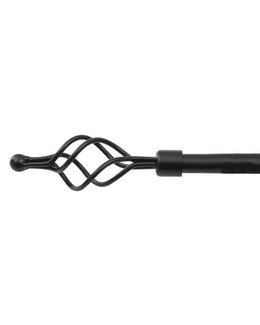 Gardinstång Skruvad Svart - Lineahemma.se