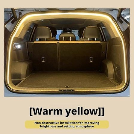 Bil Høj Lysstyrke Bagagerum Ambient Lys Indvendig Led Bagklapslys Sensor