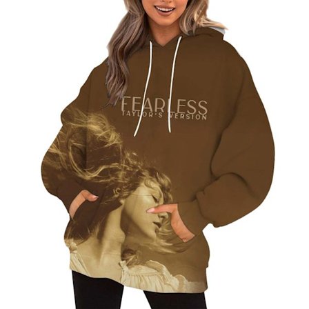 Taylor Swift sanger Taylor Swift periferiudstyr 3D-printet hættetrøje trendy for både mænd og kvinder