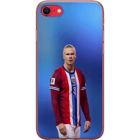 Kompatibelt Mobildeksel til Apple iPhone SE (2020) Erling Haaland Manchester City Norge fotball angriper toppspiller utrolig målproduksjon kraftig ra