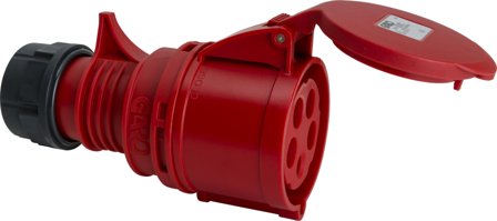 Garo 352171 Skjøteuttak CS Rød, S 416-6S, Stikkontakter & kabler