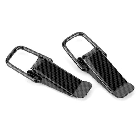 Auton puskurin kiinnikkeet 4 kpl, puskurin pikalukitus Auto puskurin kiinnike Hasp, Auton kuorma-auton koukun lukitus Turvaklipsit Sarja Billet-teräs