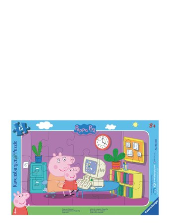 Peppa In Front Of The Computer 15P Patterned Ravensburger