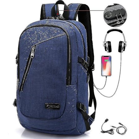 Student Backpack Usb Charging School Bag Youth Computer Bag