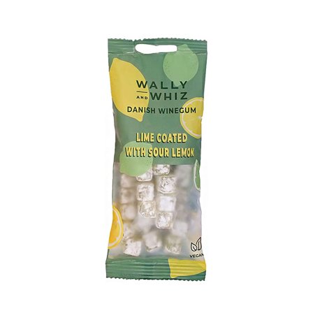 Wally and Whiz Vingummi Lime med Sur Citron, Helse & Madvarer, Snacks, Lakrids & Vingummi