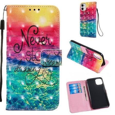 Plånboksfodral Apple iPhone 11 – Never Stop Dreaming