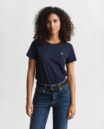 GANT Damen T-Shirt (XXL) Blau