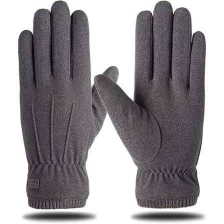 Naisten Talviset Lämpimät Kosketusnäyttöhanskat Termopehmusteella Joustava