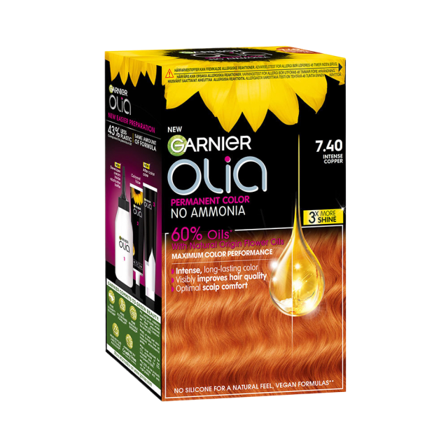 Garnier Olia Permanent Color Hårfärg Unisex Röd 1 ST