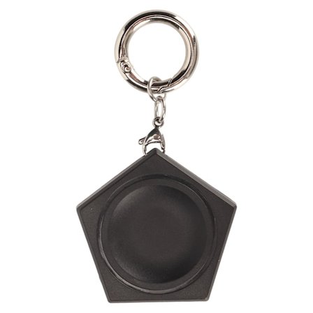 Magnetisk nyckelring Trådlös Laddare Typ C Micro USB Bärbar Trådlös laddare Bas för Huawei Watch GT 2 Pro Smart Watch Svart