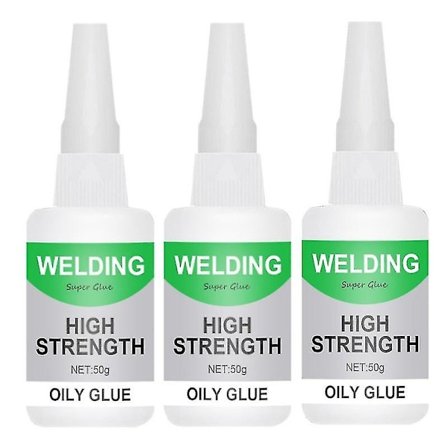 3 st Universal Svetsning Höghållfast Oljigt Lim Superlim Starkt Lim Plast Trä Keramik Metall Lödningsmedel 50g
