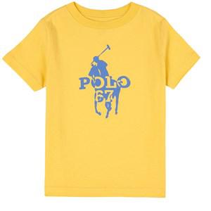 Kids - Ralph Lauren Yellow Logo T-Shirt 5 Years - Tops - 5 years - Yellow - Junge
