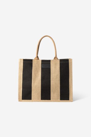 CAMILLA PIHL - Market Bag Large - Black Stripe SizeLarge