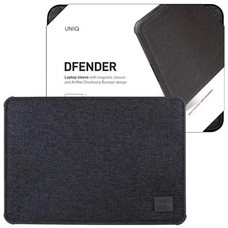UNIQ veske Dfender laptop Sleeve 16 sort/kullsvart