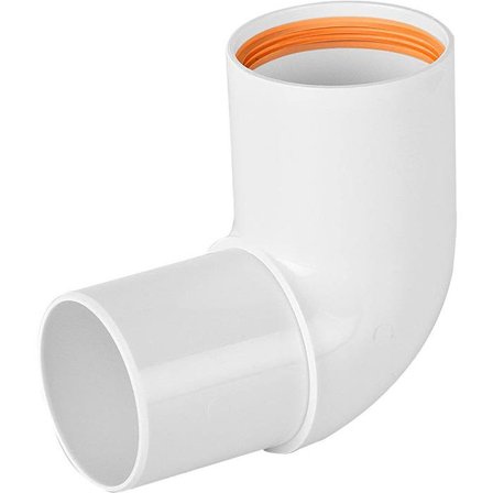 Faluplast 2316169 Bøy 50 mm, innsats/slettende, Innendørsavløp