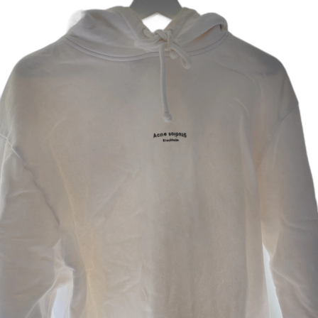 Vit hoodie från Acne Studios