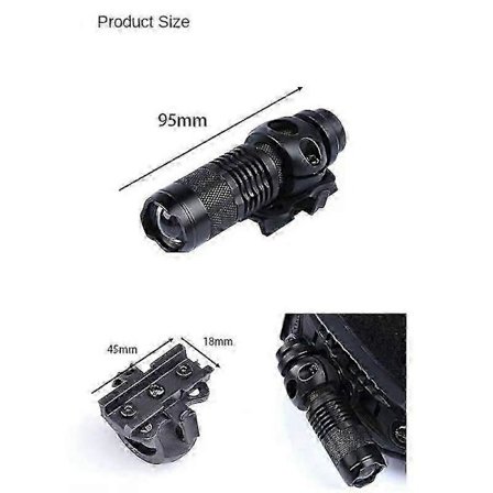 UV LED Ficklampa 365Nm Aluminiumlegering Bärbar UV Ficklampa Zoom Inspektionslampa Husdjursfläck Detektering