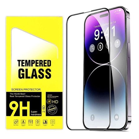 2 stk Hærdet glas iPhone 14 Pro - Skærmbeskytter