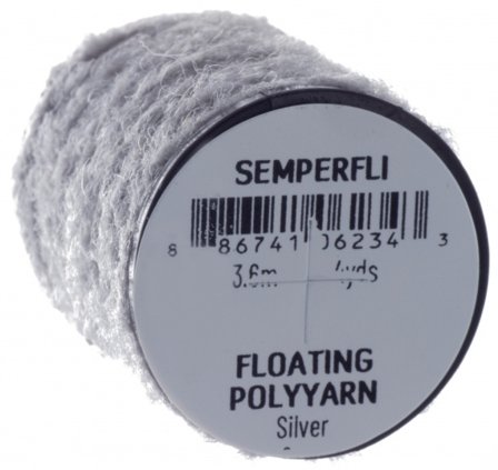 Semperfli Dry Fly Polyyarn - Silver Grey