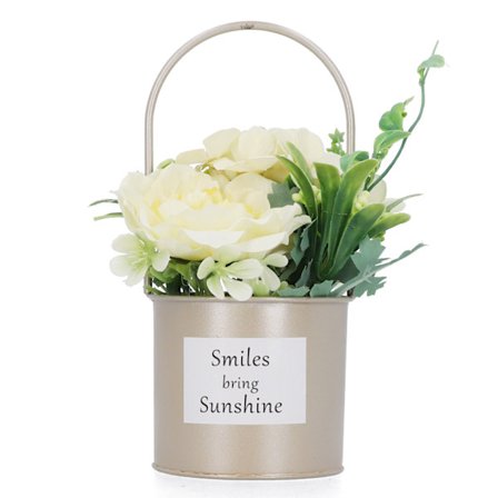 Fuskblomma Hängande Korg Simulation Järnkonst Vägg Krukväxt Heminredning