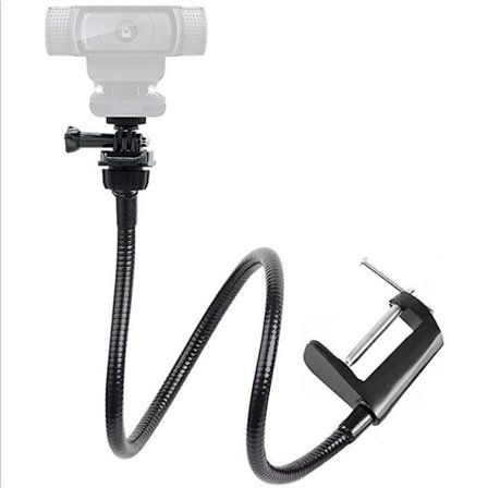 Kamera beslag med forbedret skrivebords klemme fleksibel svanehals stativ til webcam Brio 4k C925e C922x C922 C930e