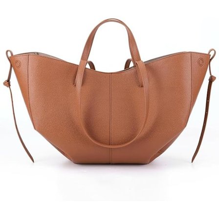 Skinnveske for kvinner, stor shoppingveske skinnhåndveske halvmåne skulderveske dame tote bag håndveske jobb tote bag håndveske