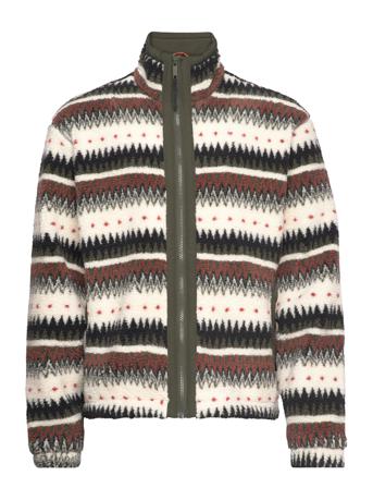 Slhchinook Fleece Jacket W Patterned Selected Homme